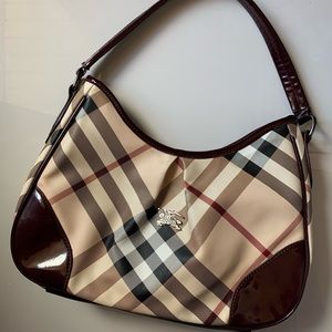 ❣️SOLD Burberry Nova Check Canvas/Leather Handbag Shoulder Bag Pre-loved